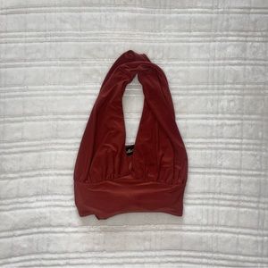 Boutique silk crop top